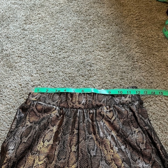 My charmo snakeskin “faux leather” print pant leggings small nwt - Picture 6 of 8
